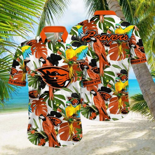 Tropical Aloha NCAA Oregon State Beavers Hawaiian Shirt Gift For Him