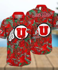 Tropical Aloha NCAA Utah Utes Hawaiian Shirt Summer Vacation Gift