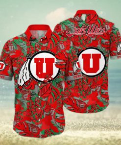 Tropical Aloha NCAA Utah Utes Hawaiian Shirt Summer Vacation Gift