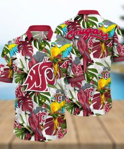 Tropical Aloha NCAA Washington State Cougars Hawaiian Shirt Summer Vacation Gift