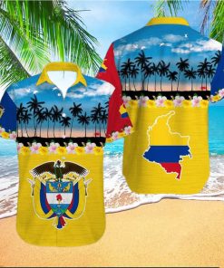 Tropical Beach Colombia Aloha Hawaiian Shirts