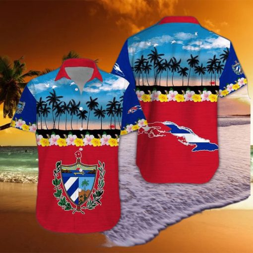 Tropical Beach Cuba Aloha Hawaiian Shirts