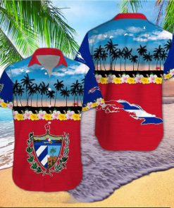 Tropical Beach Cuba Aloha Hawaiian Shirts