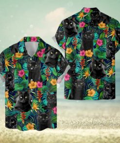 Tropical Cat Hawaiian Shirts For Men Women  Cat Lovers Gift Mens Casual Shirt