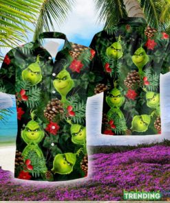 Tropical Grinch Set 3D Hawaiian Shirt And Short Gift For Men And Women