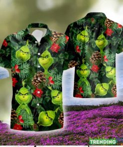 Tropical Grinch Set 3D Hawaiian Shirt And Short Gift For Men And Women