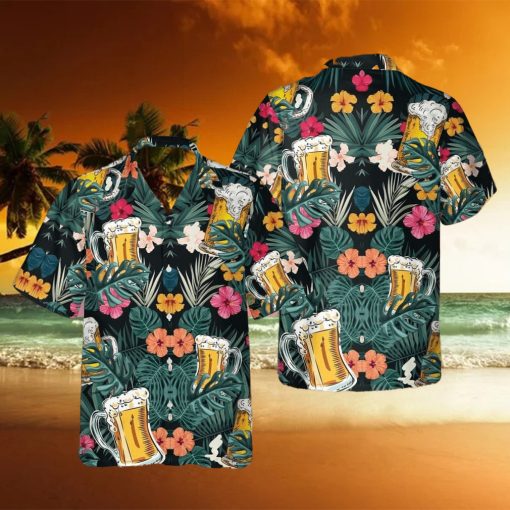 Tropical Hawaiian Aloha Shirts For Beer Drinker Beer Lovers hawaiian shirt