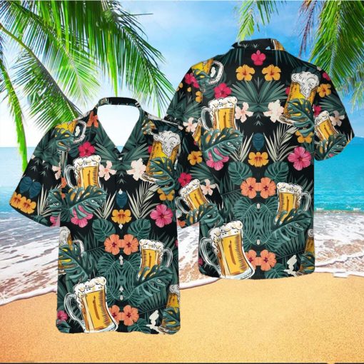 Tropical Hawaiian Aloha Shirts For Beer Drinker Beer Lovers hawaiian shirt