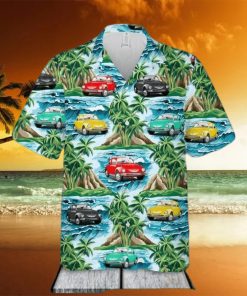 Tropical Island Multi Color Cars Hawaiian Shirts