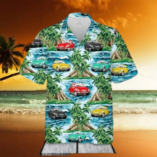 Tropical Island Multi Color Cars Hawaiian Shirts