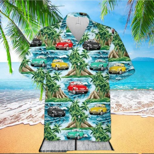 Tropical Island Multi Color Cars Hawaiian Shirts