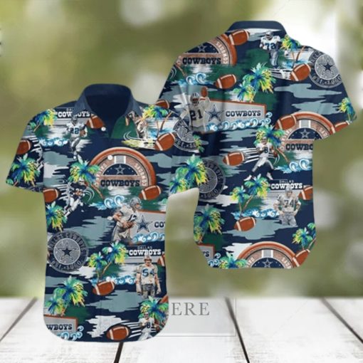 Tropical Island NFL Dallas Cowboys Hawaiian Shirt