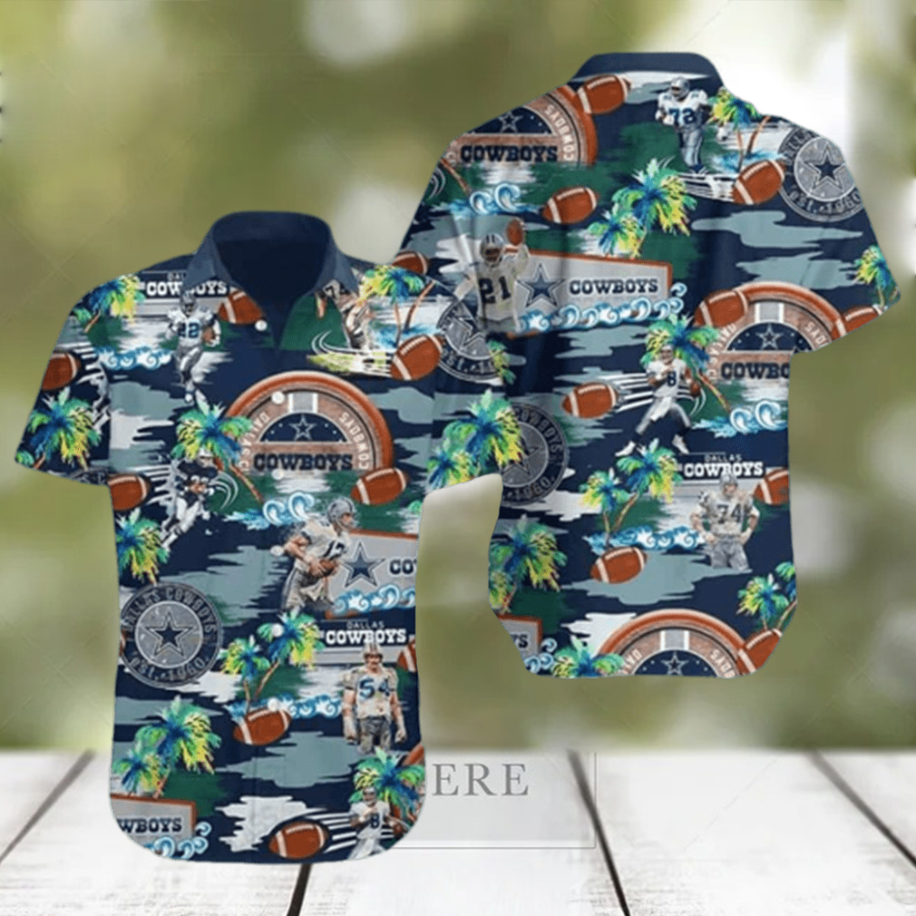 Tropical Island NFL Dallas Cowboys Hawaiian Shirt - Limotees