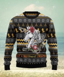 Truly Magical Christmas Unicorn Unicorn Lover Funny Family Ugly Christmas Sweater