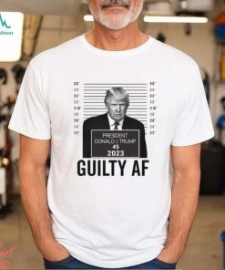 Trump Mugshot GA Guilty Af 2023 Tshirt Trump Guilty af Tshirt Funny Trump Georgia Judge Trial Votes Bella Canvas 3001 Unisex T Shirt