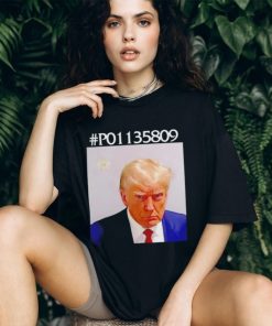 Trump mugshot at Fulton County Sheriff’s Office shirt