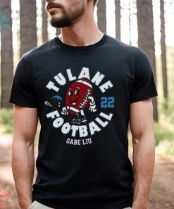 Tulane Green Wave Gabe Liu 2023 NCAA Football shirt