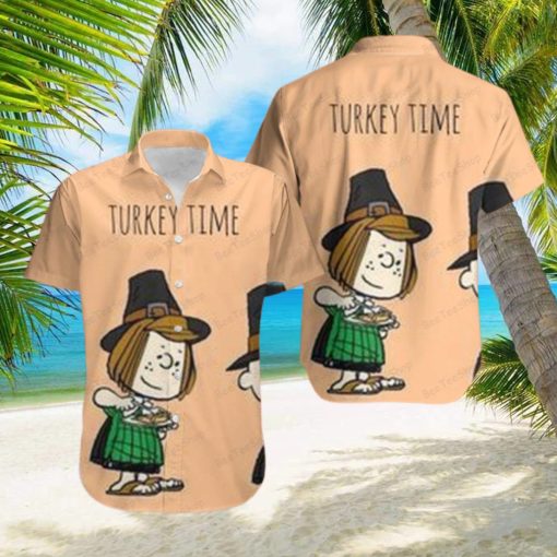 Turkey Time It s The Great Pumpkin Charlie Brown Halloween Beeteeshop Hawaii Shirt