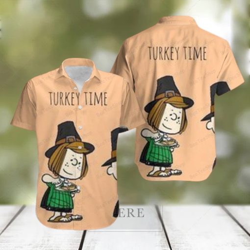 Turkey Time It s The Great Pumpkin Charlie Brown Halloween Beeteeshop Hawaii Shirt