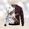 Black Cat Drink Coffee Ugly Christmas Sweater Gift Men Women