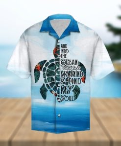 Turtle In The Ocean Hawaiian Shirt