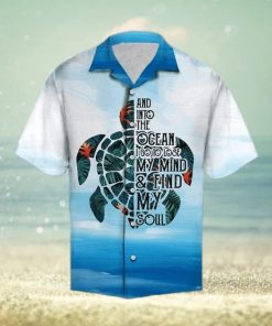 Turtle In The Ocean Hawaiian Shirt