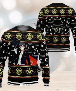 Tuxedo Ugly Christmas Sweater Sailor Moon Anime Xmas 3D Over Print Shirt