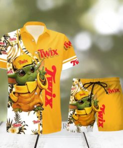 Twix Baby Yoda Hawaiian Shirt And Short For Men And Women hawaiian shirt