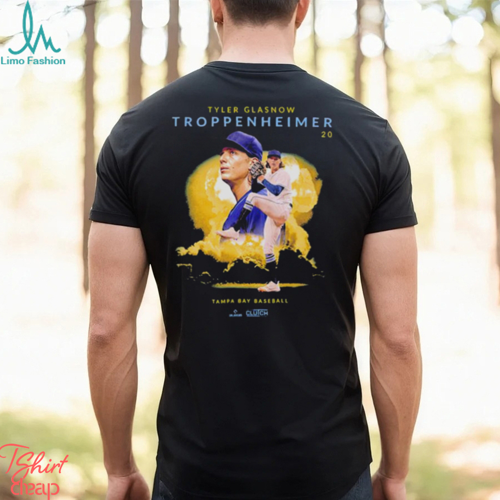 Tyler Glasnow Troppenheimer Tampa Bay Baseball Shirt - Limotees