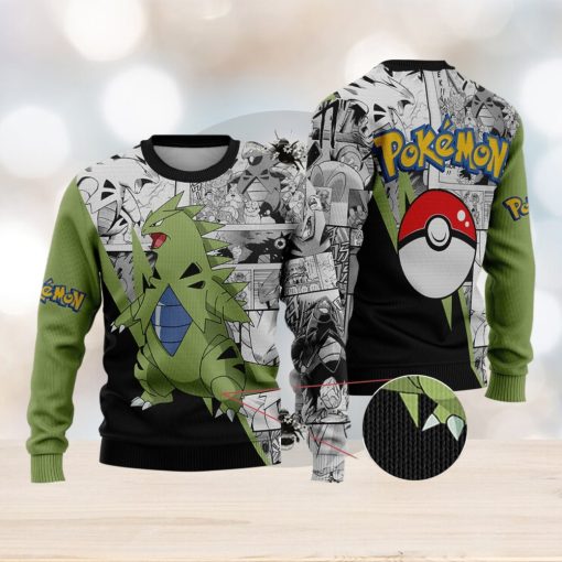 Tyranitar Tyranitar Anime Tyranitar Xmas Pocket Monster Gift Ugly Christmas Sweater For Men And Women