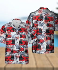 UK Double Decker Bus Hawaiian Shirt