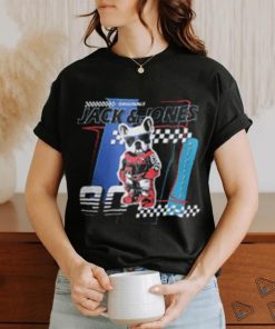 URBAN RACERS by JACK&JONES Black Racer Doggo Print T shirt