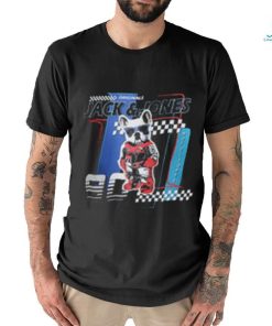 URBAN RACERS by JACK&JONES Black Racer Doggo Print T shirt