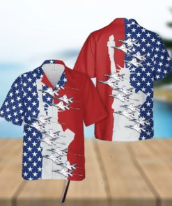 US Air Force Thunderbirds 4th Of July V2 Hawaiian Shirt – Mens Hawaiian Shirt – US Air Force Gifts