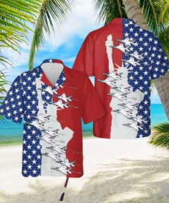 US Air Force Thunderbirds 4th Of July V2 Hawaiian Shirt