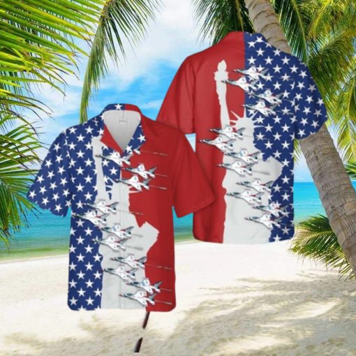 US Air Force Thunderbirds  4th Of July V2 Hawaiian Shirt