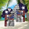 LIU Sharks Hawaiian Shirt Camouflage NCAA Summer Custom Number hawaiian shirt