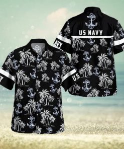 US Navy Palm Hawaiian Shirt