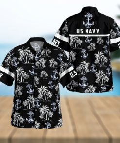 US Navy Palm Hawaiian Shirt