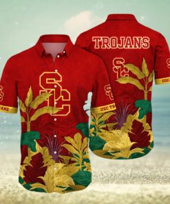 USC Trojans NCAA For Sports Fan Flower Hawaiian Style Shirt