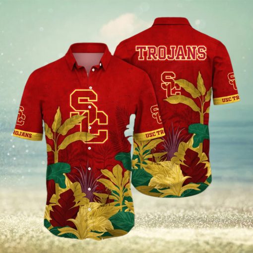 USC Trojans NCAA For Sports Fan Flower Hawaiian Style Shirt