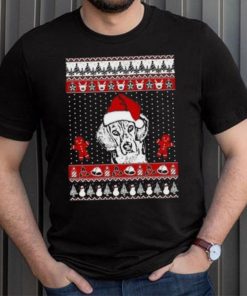 Ugly Beagle Santa Hat Funny Merry Christmas 2023 T Shirt