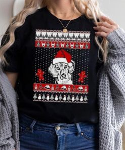 Ugly Beagle Santa Hat Funny Merry Christmas 2023 T Shirt