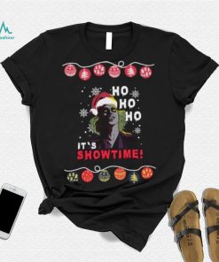 Ugly Christmas Beetlejuice Ho Ho Ho Santa It’s Showtime T Shirt