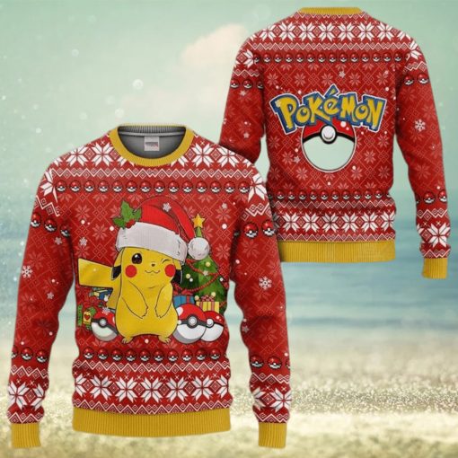 Ugly Christmas Sweater   Pokemon Pikachu