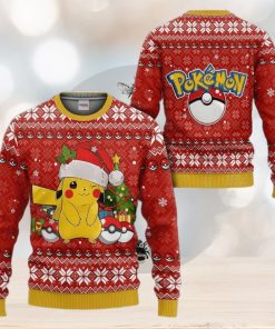 Ugly Christmas Sweater Pokemon Pikachu