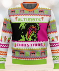 Ultimate Warrior Christmas Pro Wrestling Ugly Christmas Sweater