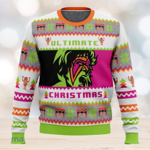 Ultimate Warrior Christmas Pro Wrestling Xmas Ugly Christmas Sweater Christmas Gift For Men And Women