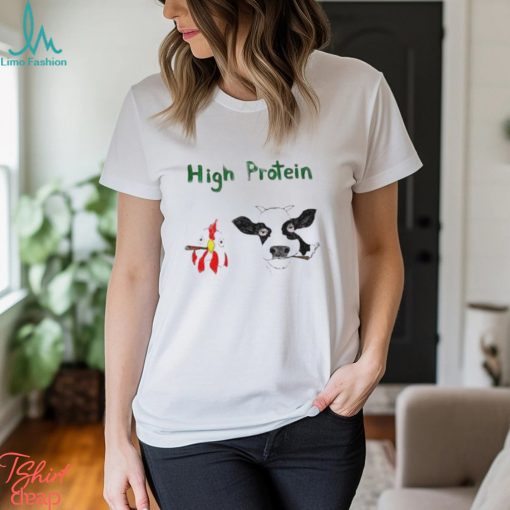 Unfortunate Portrait Chicken And Dairy Cow High Protein Shirt