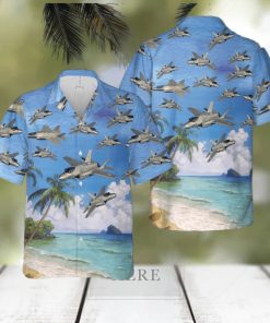 Us Air Force Lockheed Martin F 35 Lightning Ii Hawaiian Shirt